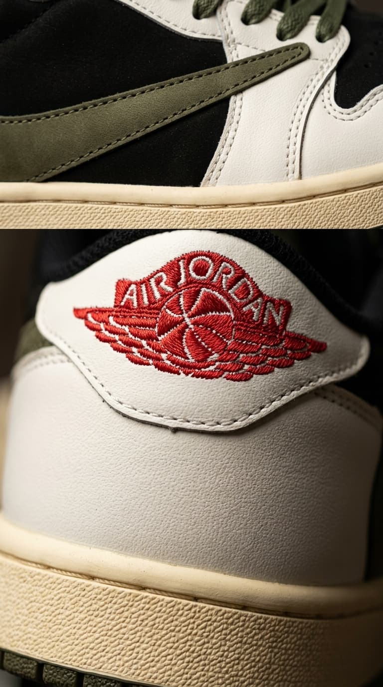 Jordan Low 'Olive & Black' — view 2