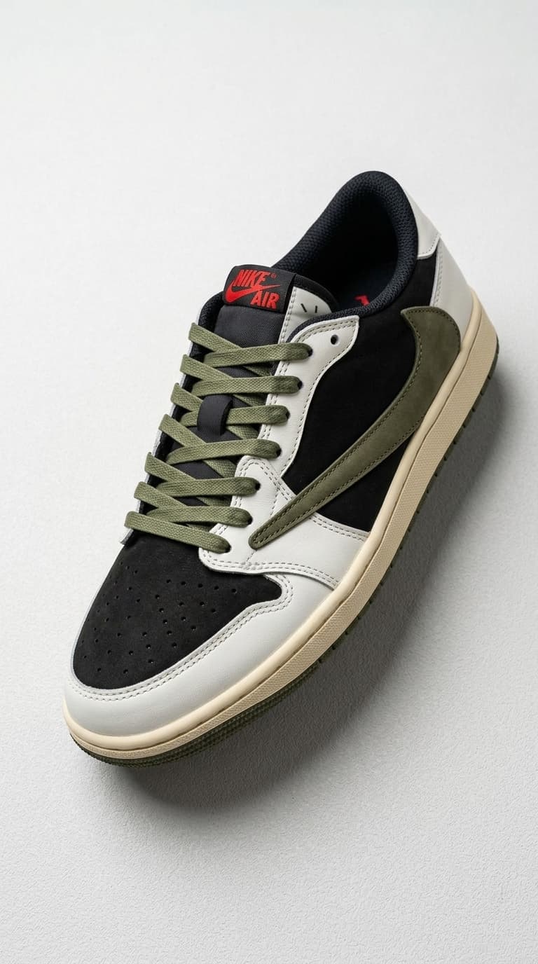 Jordan Low 'Olive & Black' — view 3