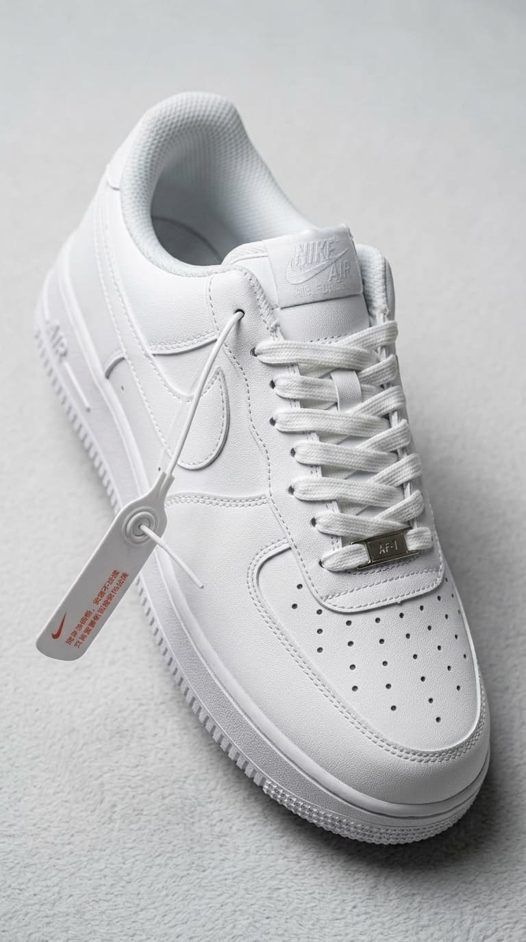 Nike Air Force 1 'Triple White' — view 3
