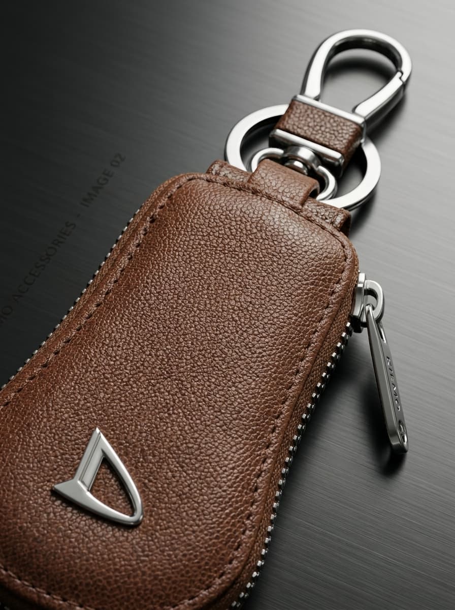 Heritage Leather Keychain Pouch