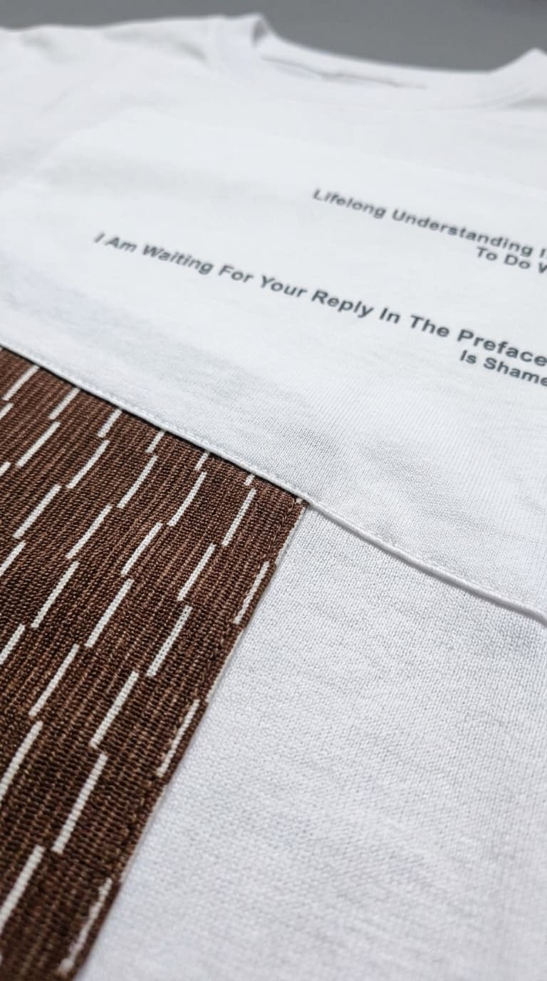 Linear Patch Crew Neck Tee — view 3