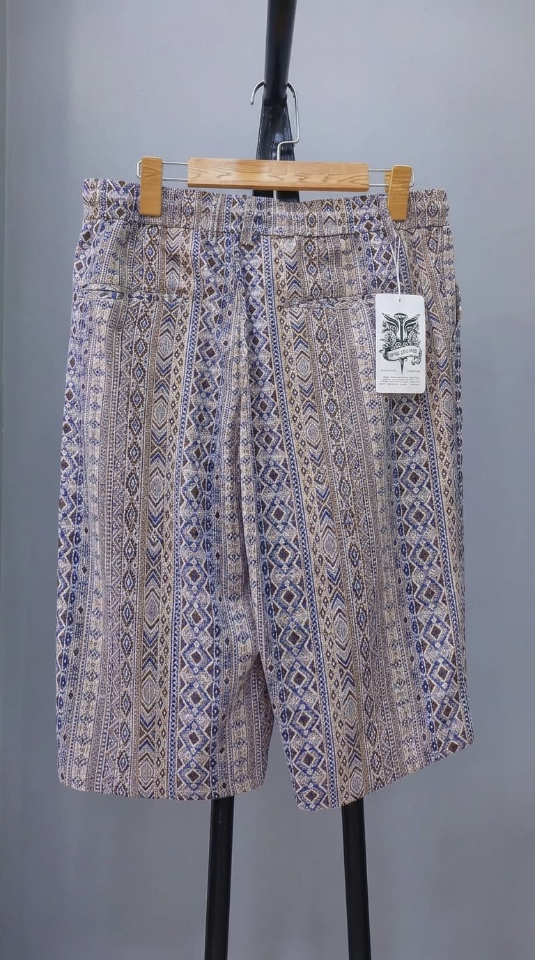 Geometric Mosaic Shorts — view 2