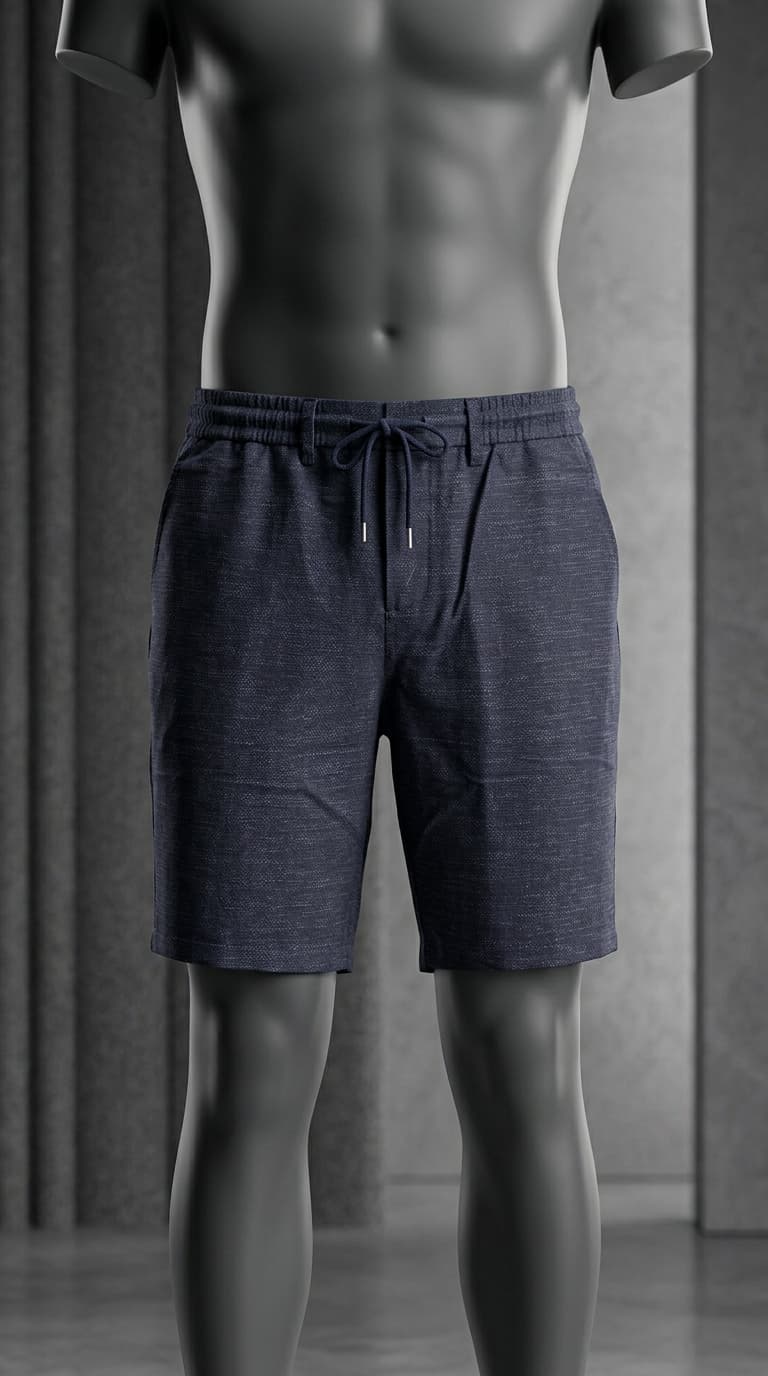 Core Navy Shorts — view 4