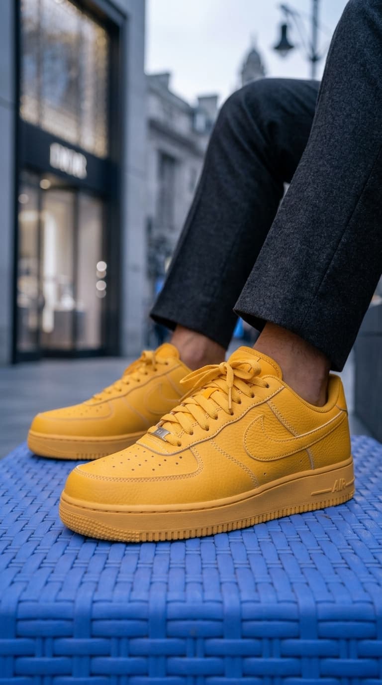 Nike Air Force 1 'Saffron — view 4