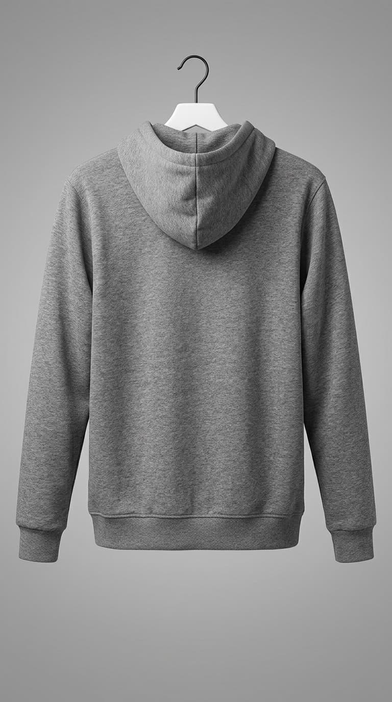 BOSS Gray Graphic Hoodie — view 3