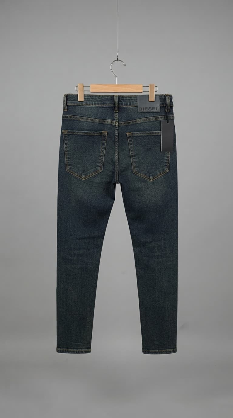 Dark Wash Denim Jeans — view 2