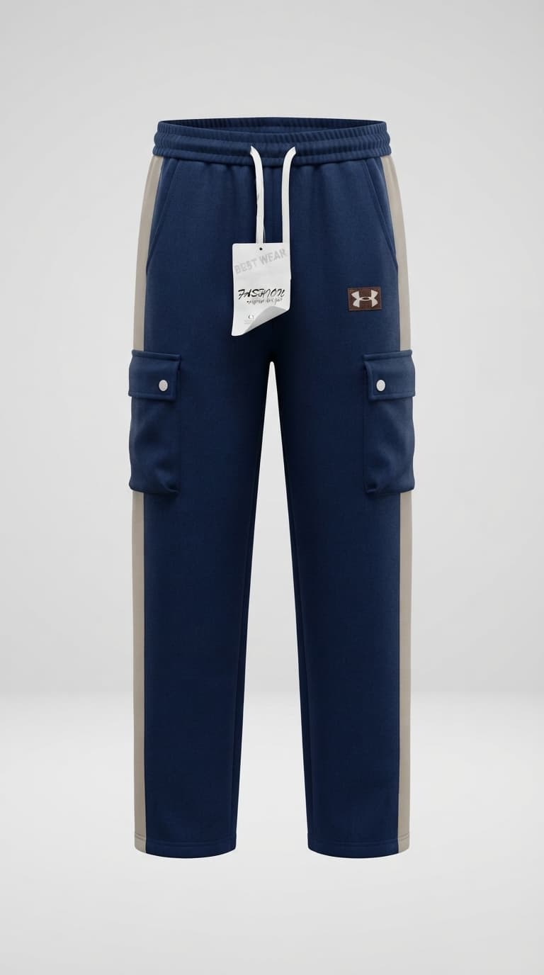Blue Cargo Trousers