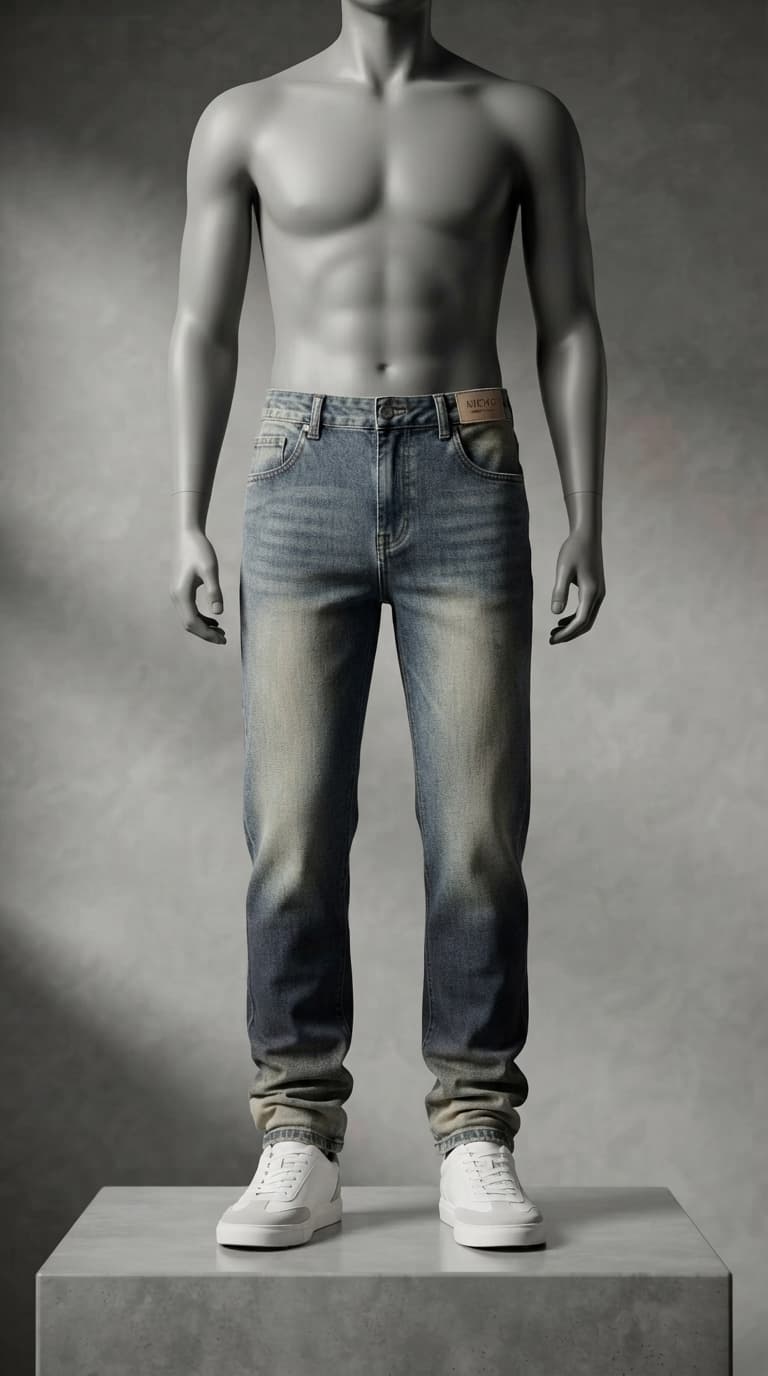 Blue Ombre Jeans — view 3