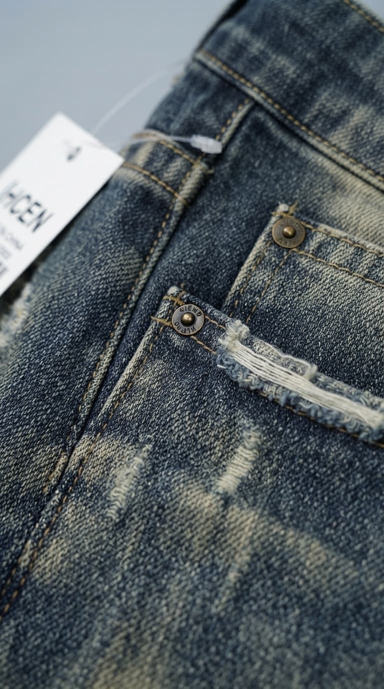 Blue Ombre Jeans — view 4