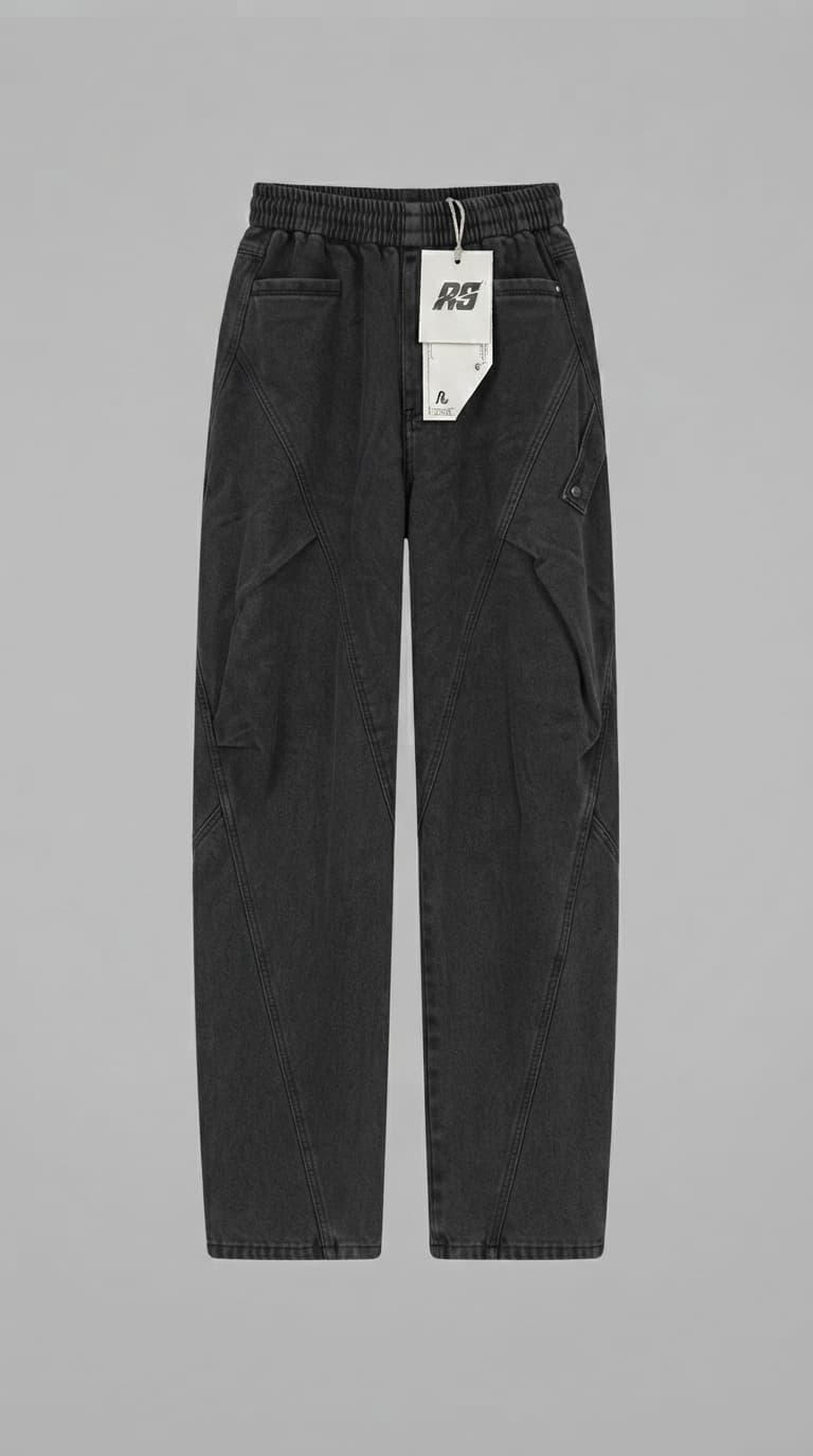 Dark Gray Cargo Trousers