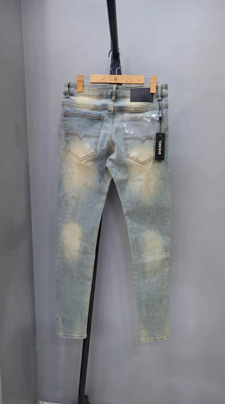 Light Blue Distressed Jeans — view 4