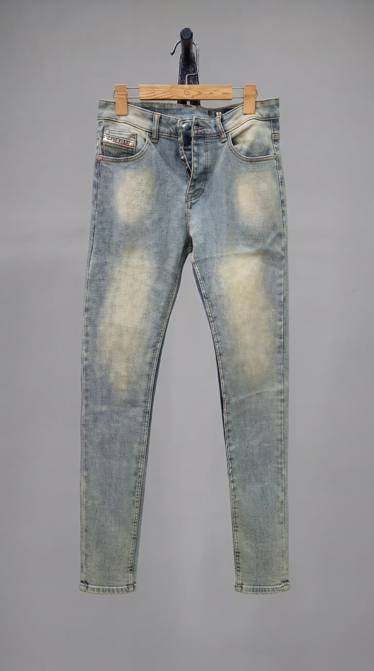 Light Blue Distressed Jeans