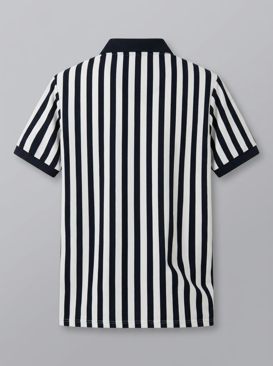 Monochrome Stripe Heritage Polo — view 2