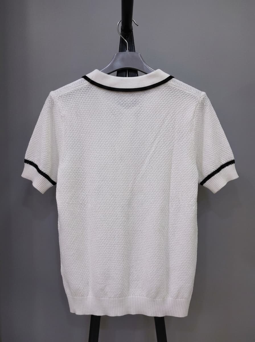 Alabaster Edge Knit Polo — view 2