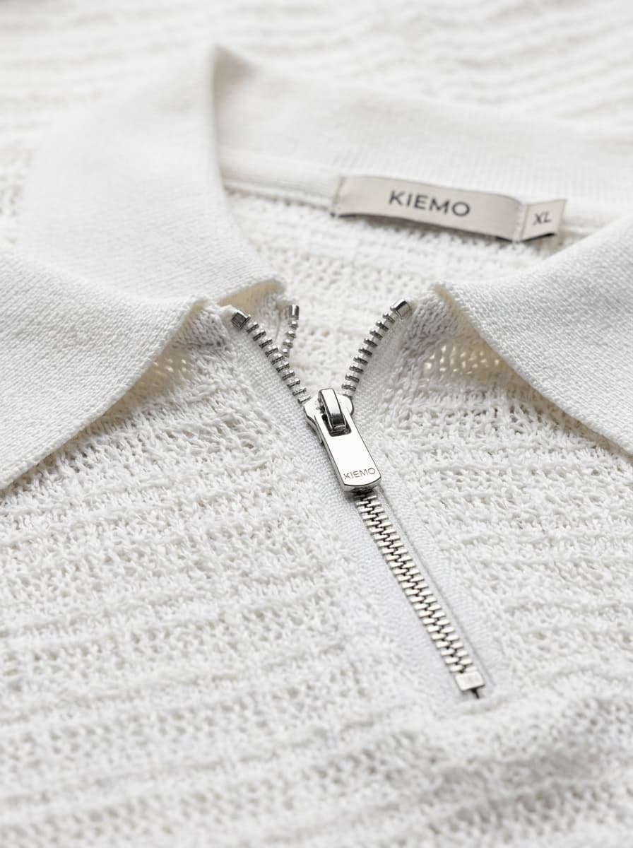 Arctic Quarter-Zip Knit Polo — view 3