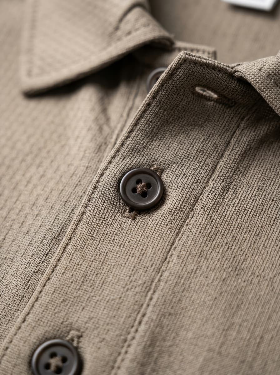 Textured Toffee Polo — view 2