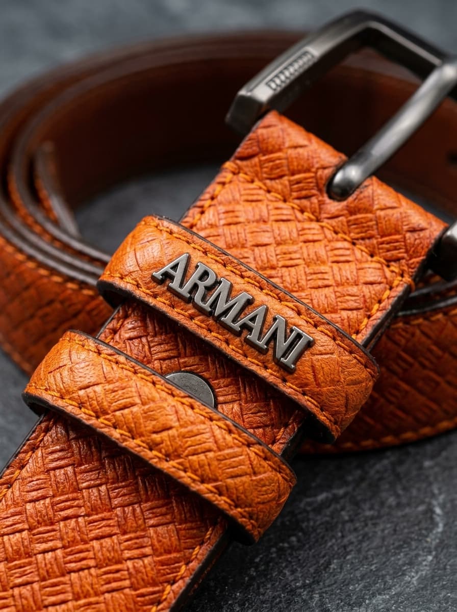 Armani Braided Leather